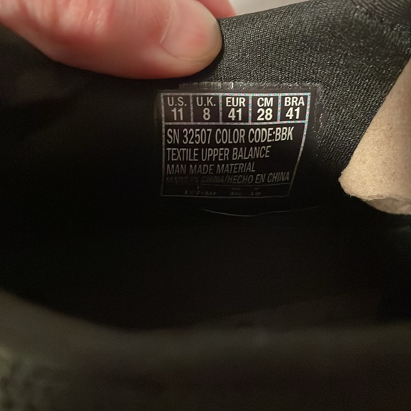 Lightweight Running/Tennis Shoes Non Slip Gym Workout Shoes Black/Grey - Picture 7 of 8